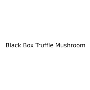 Black Box Truffle Mushroom