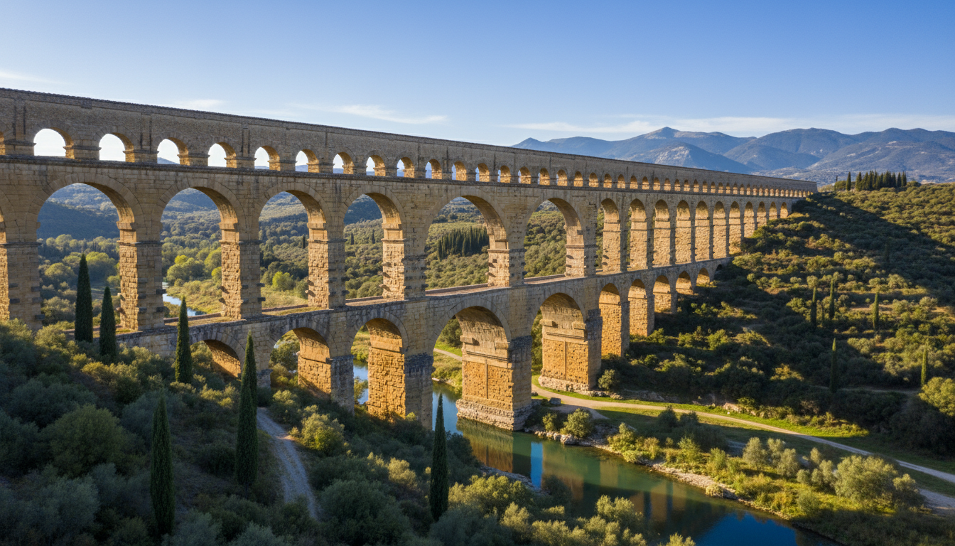 Римский акведук - инженерное чудо античности