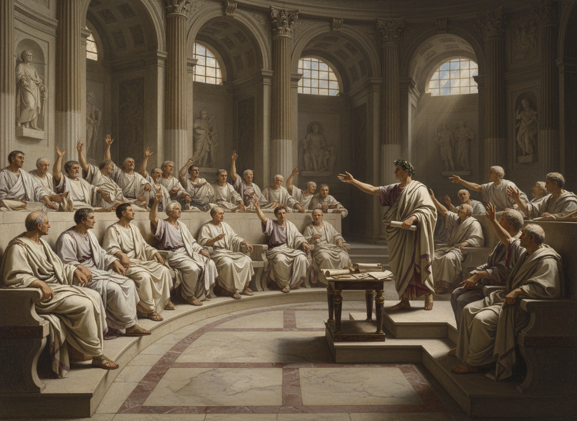 Римский Сенат в заседании