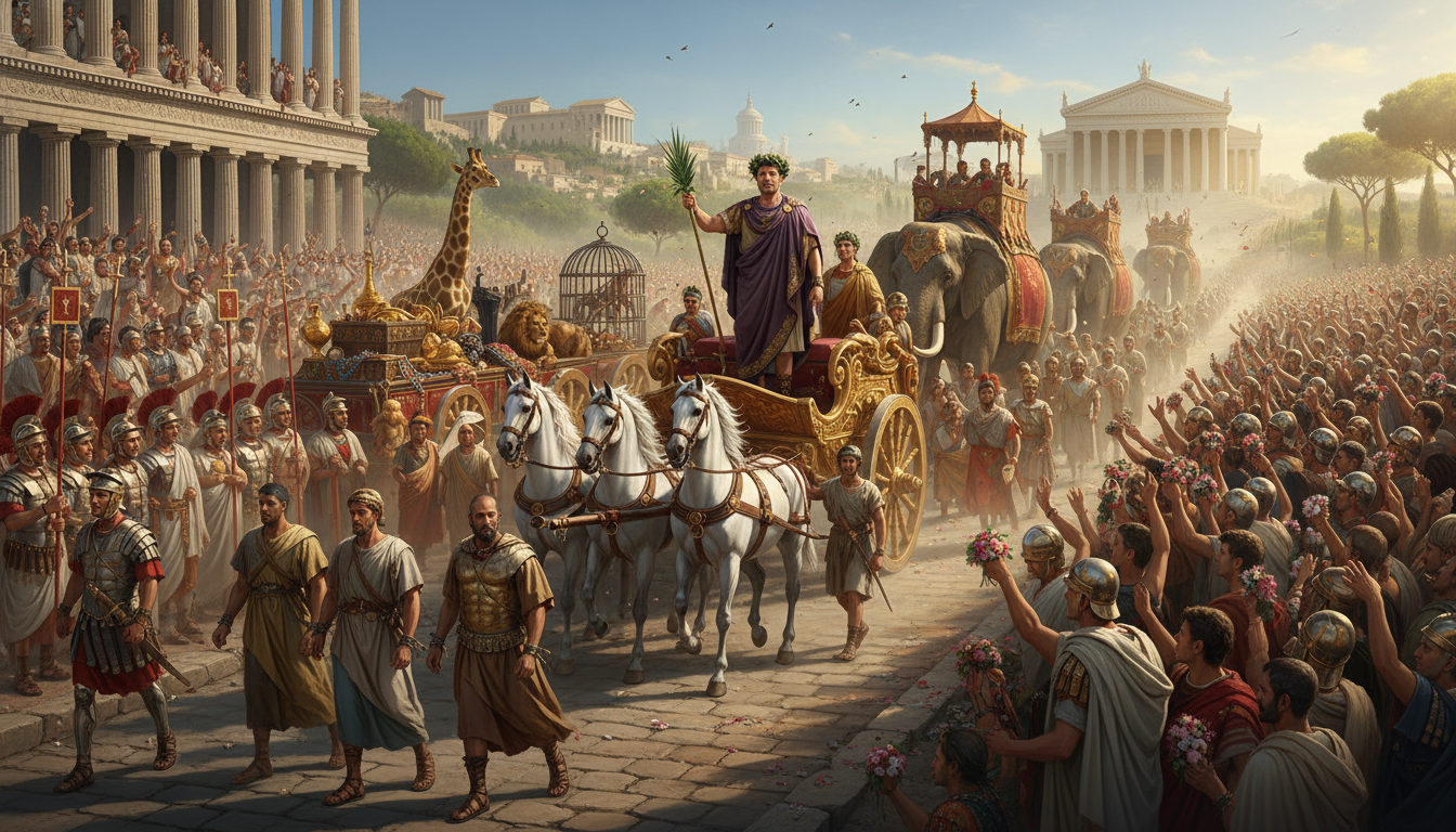 Триумфальная процессия римского полководца