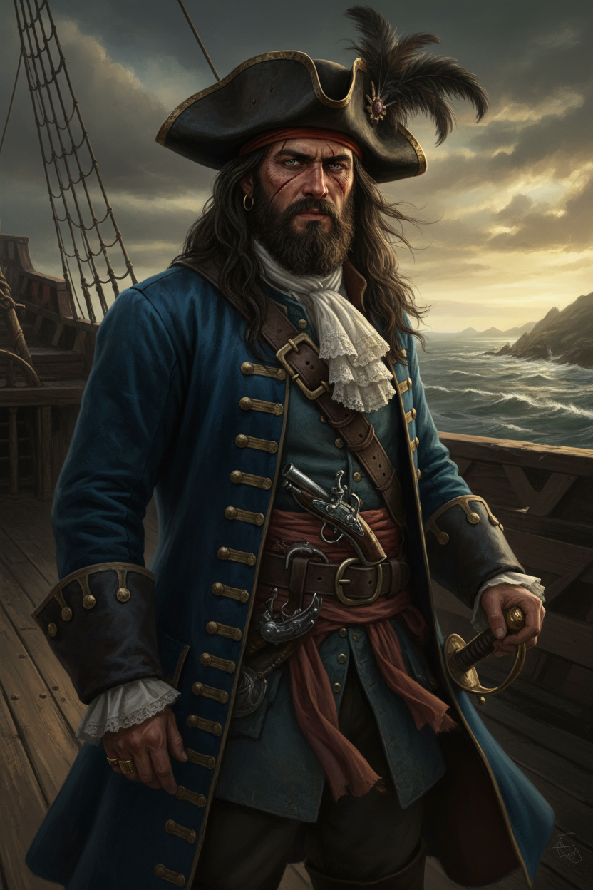 Портрет пиратского капитана