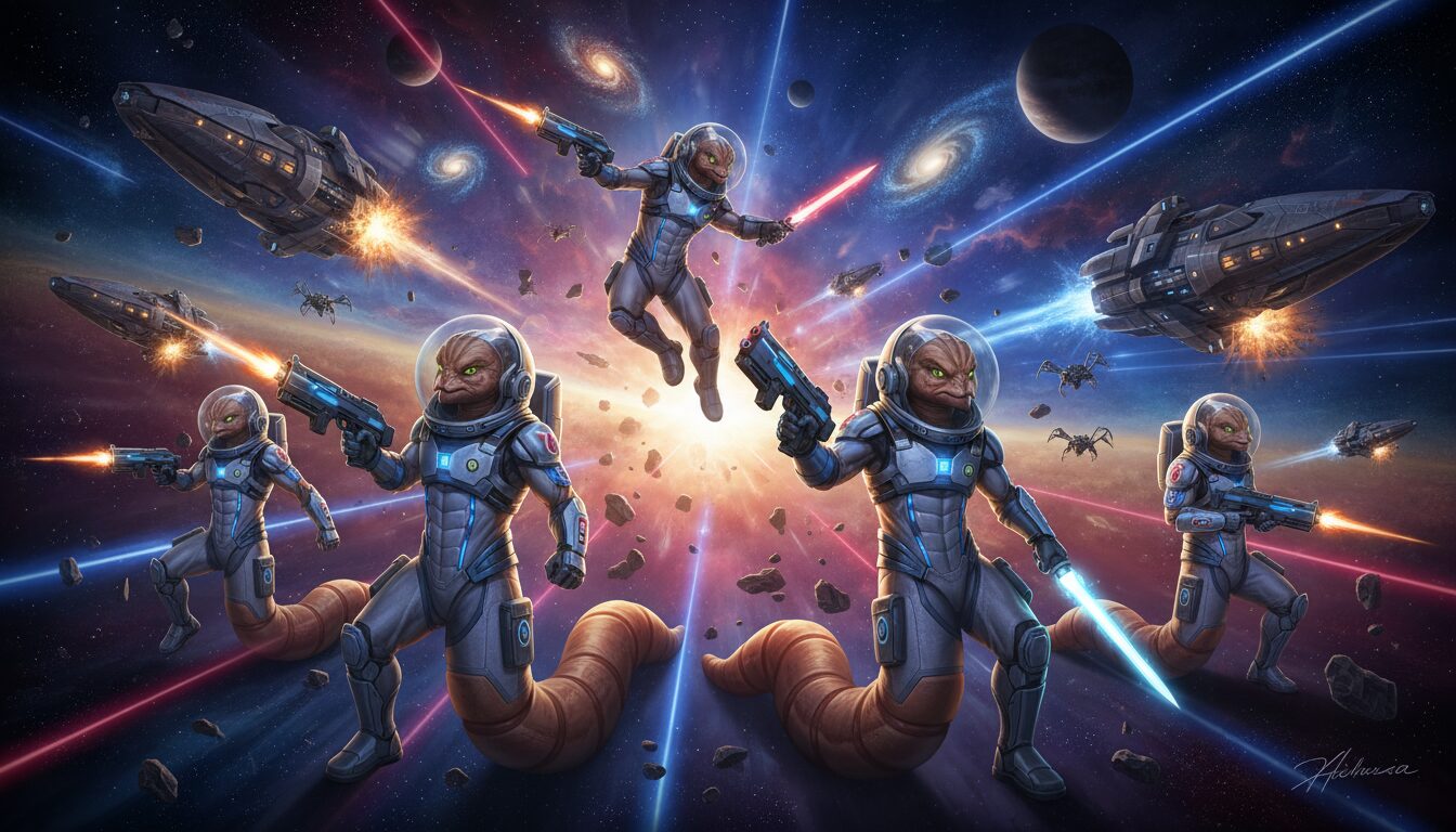 Червяки в скафандрах