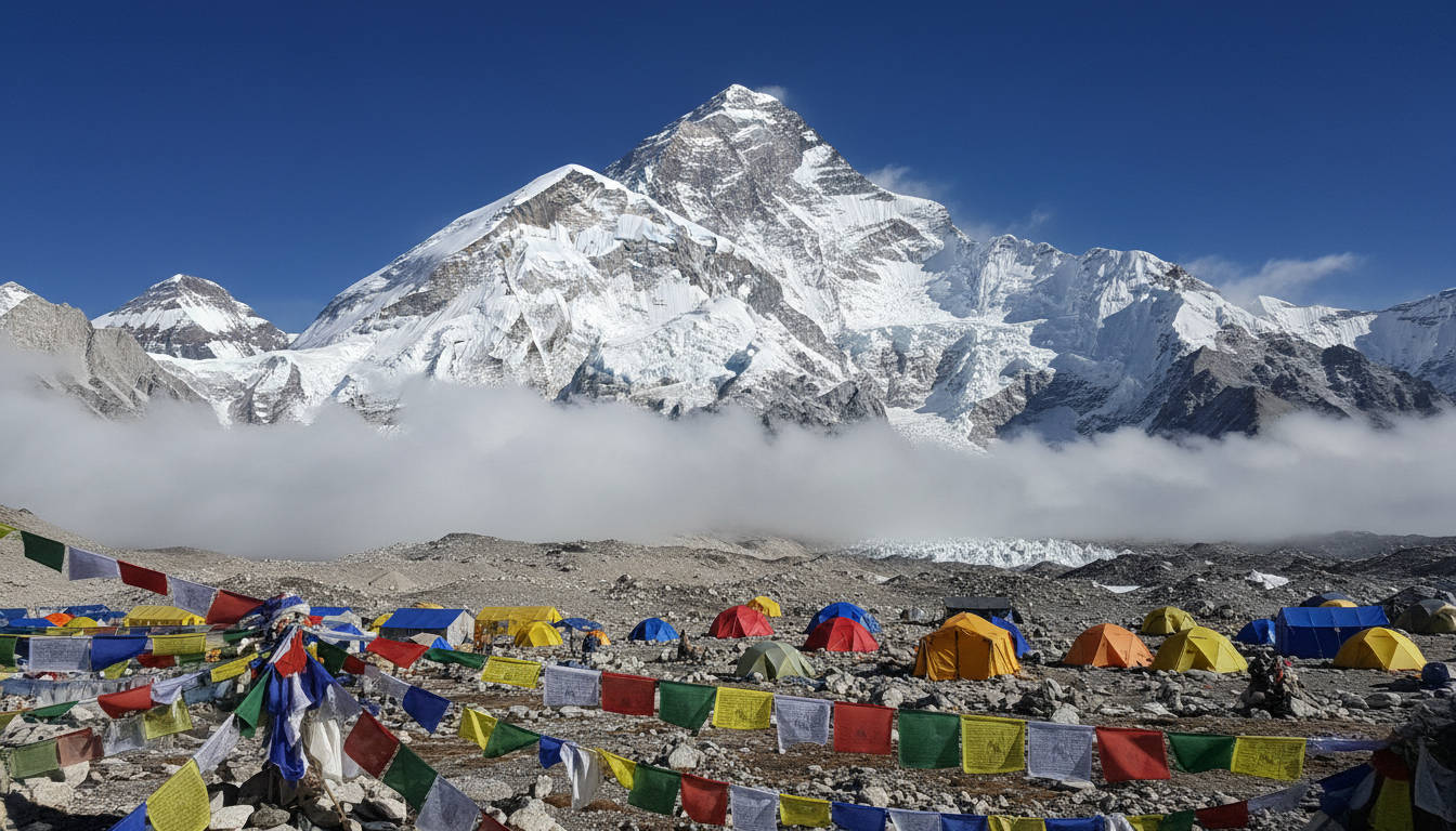 Гора Эверест — высочайшая вершина мира