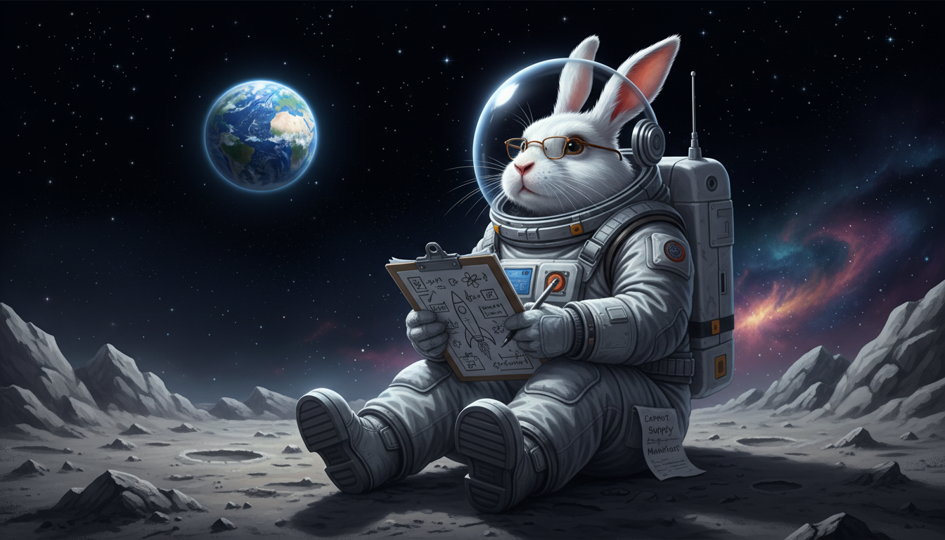 Кролики разумнее человека на Луне