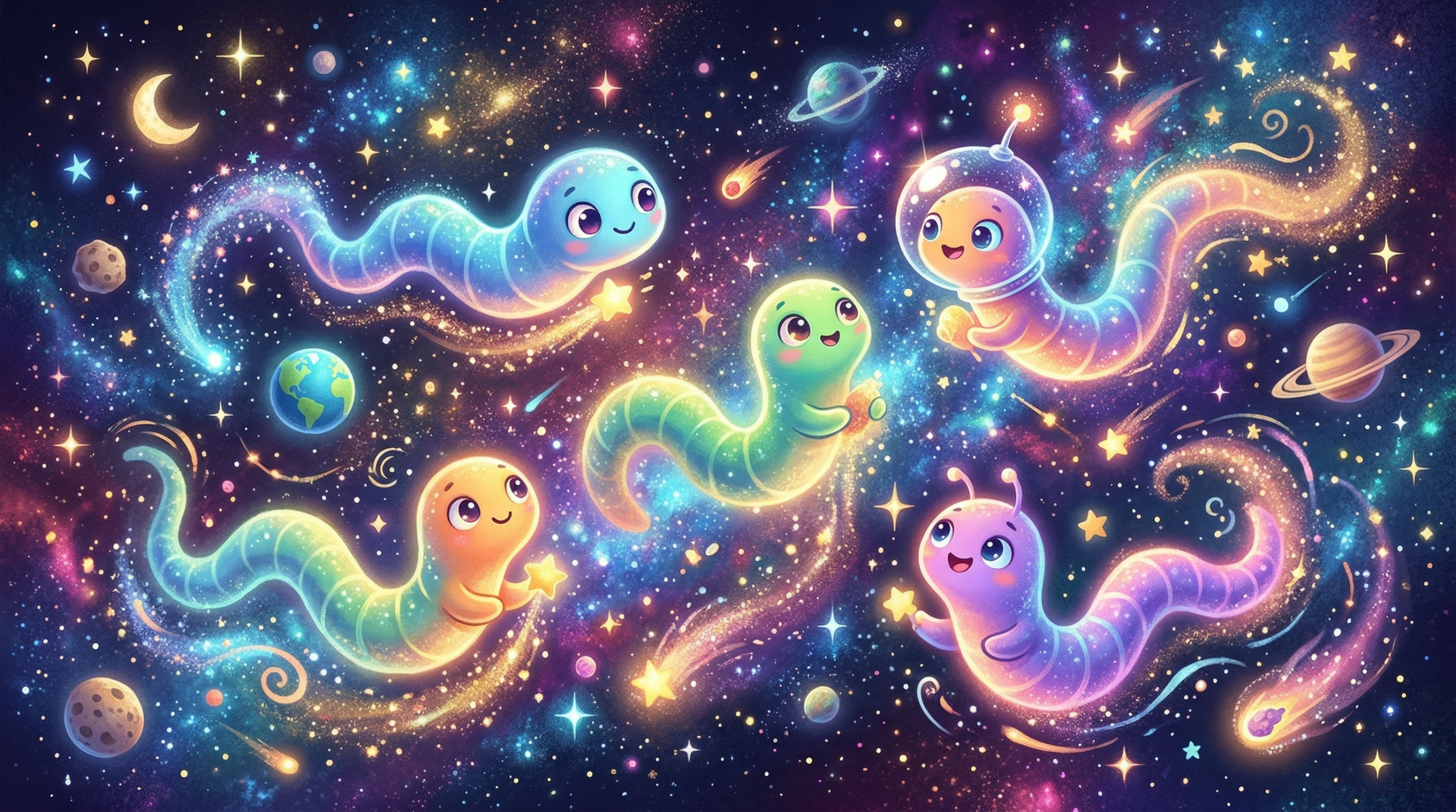 Червячки в космосе